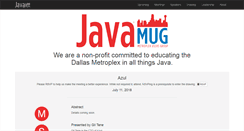 Desktop Screenshot of javamug.org