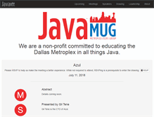 Tablet Screenshot of javamug.org